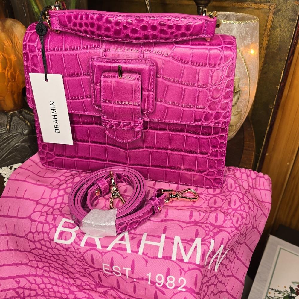 NWT Brahmin Pink - Fushia Bag